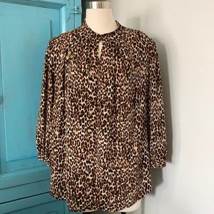 $3 Clearance Deal - Worthington Animal Print Blouse